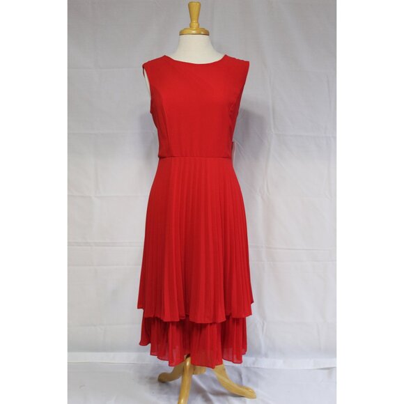 Dollar Fashion #1550-Chiffon Formal Dress W/Jacket-Size XL in Red NEW W/Tags - Picture 2 of 4